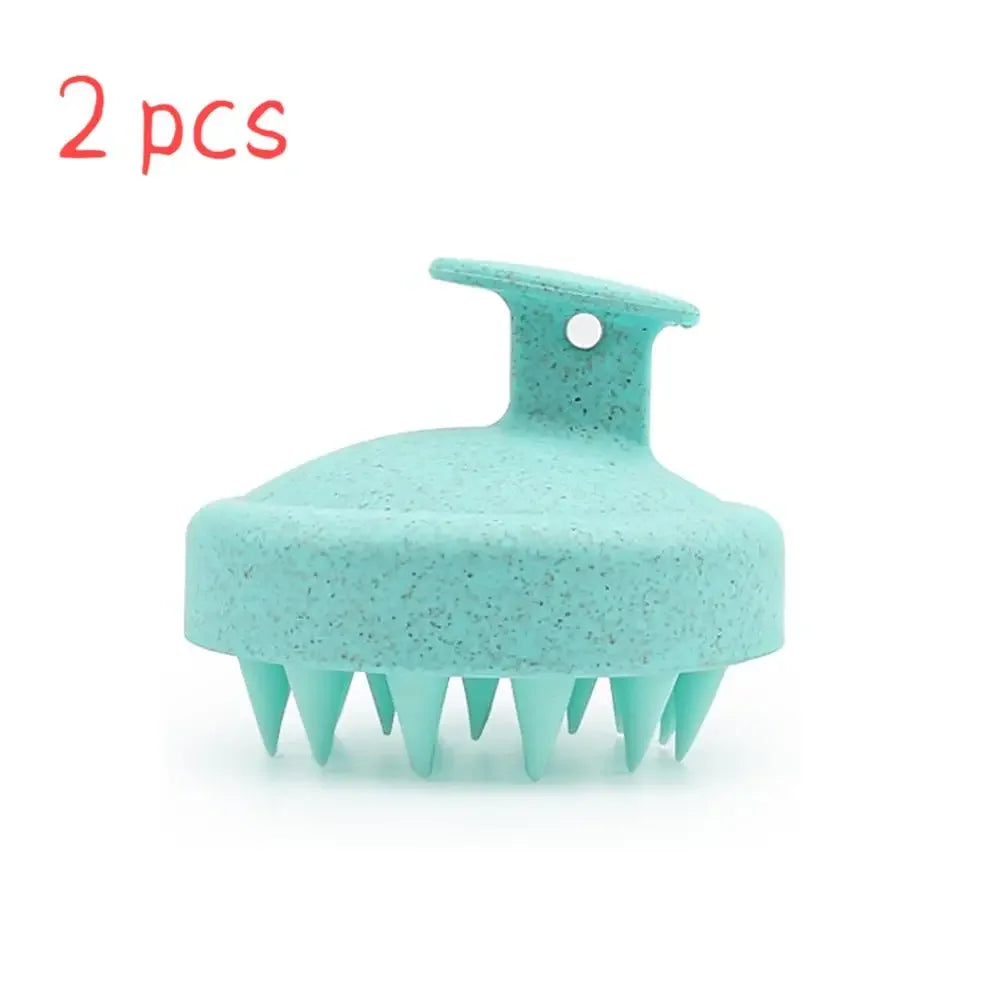1pc Silicone Shampoo Brush Body Massage Brush Bath Shower Brush Salon Hairdressing Tool Scalp Massage Comb Hair Washing Comb