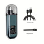 Portable Mini LED Display Nasal Hair Trimmer with Type-C Charging Versatile Compact Personal Grooming Tool